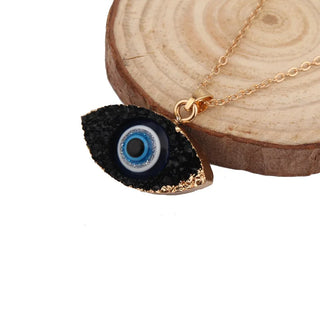 Mystic Aura Evil Eye Charm Chain Necklace