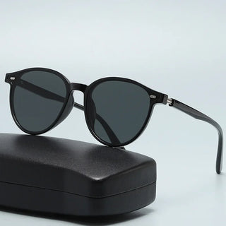 Vintage Oval Slim Sunglasses