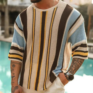 Lucas™ Vibrant Stripe Knit Sweater