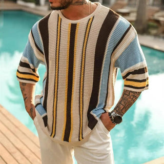 Lucas™ Vibrant Stripe Knit Sweater